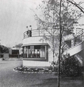 Teepavillon der Villa Reemtsma in Hamburg-Othmarschen 1930-32, Architekt: Martin Elsaesser